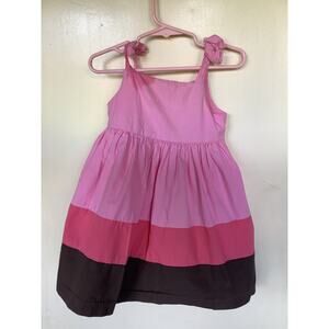 Gymboree sundress girls 2T pink and brown
